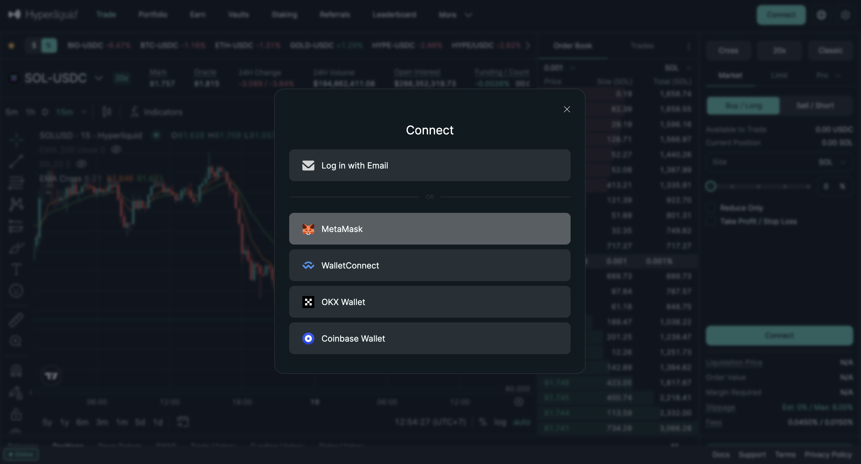 Hyperliquid Signup Options