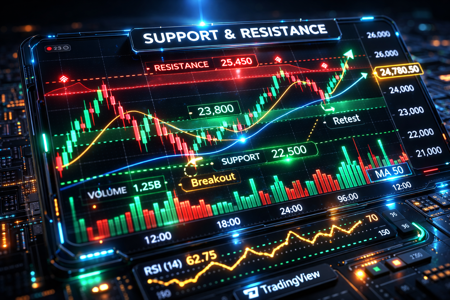 Support & Resistance คืออะไร? วิธีลากเส้น S/R ให้ถูกต้อง
